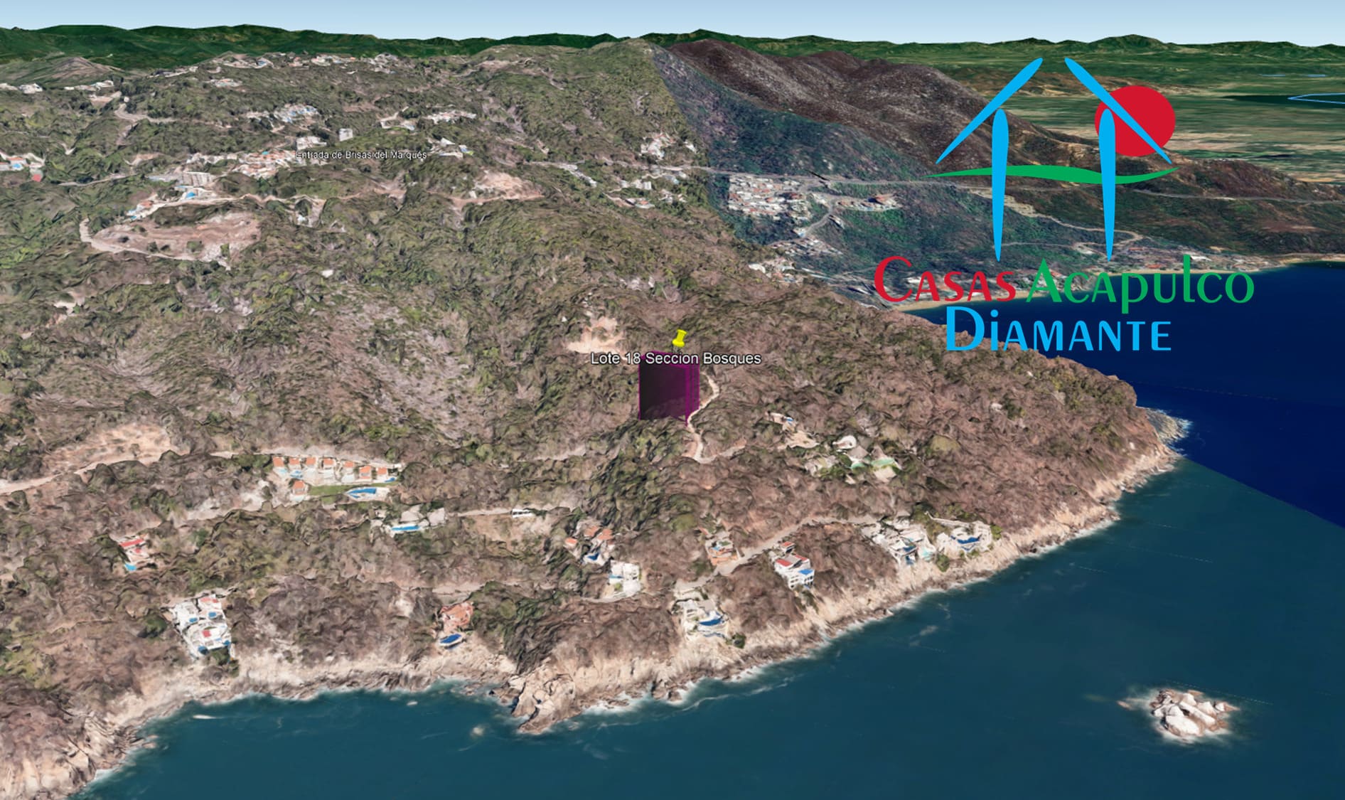 Terreno Brisas del Marqués Bosques lote 18 - Vista aérea 10
